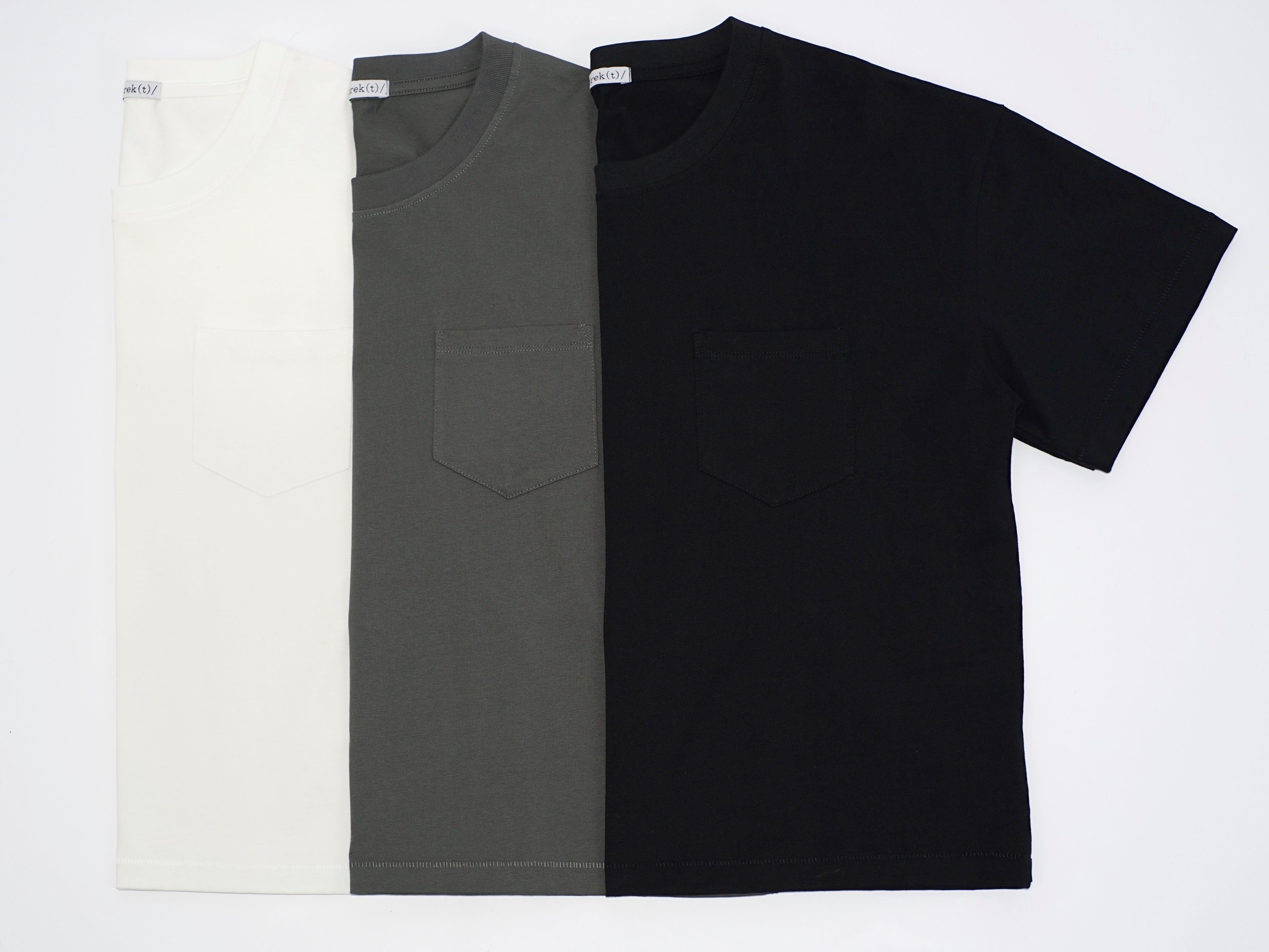 {3 pack} Single Stitch Pocket T-Shirt